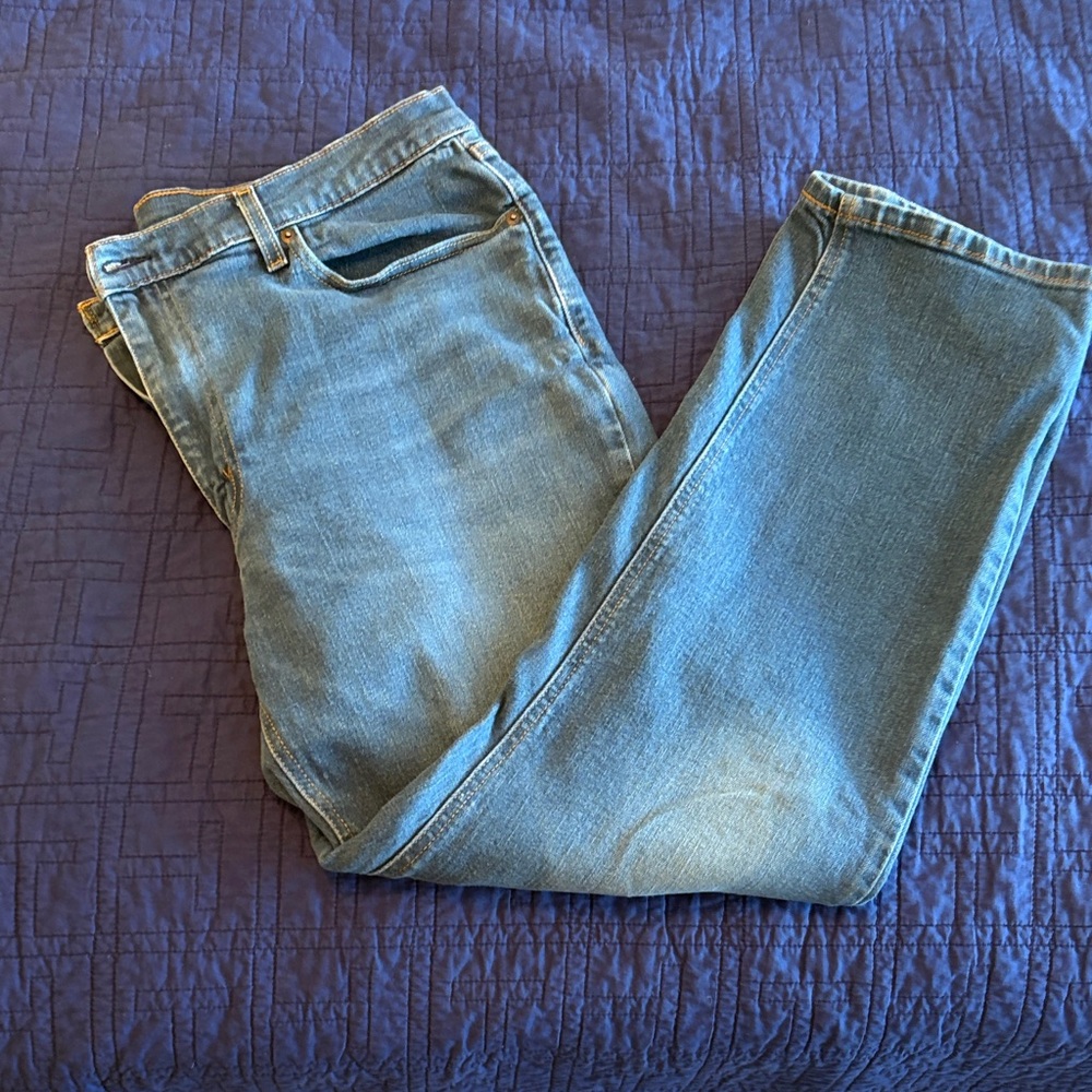 Levi's Men's Light Blue Straight Jeans